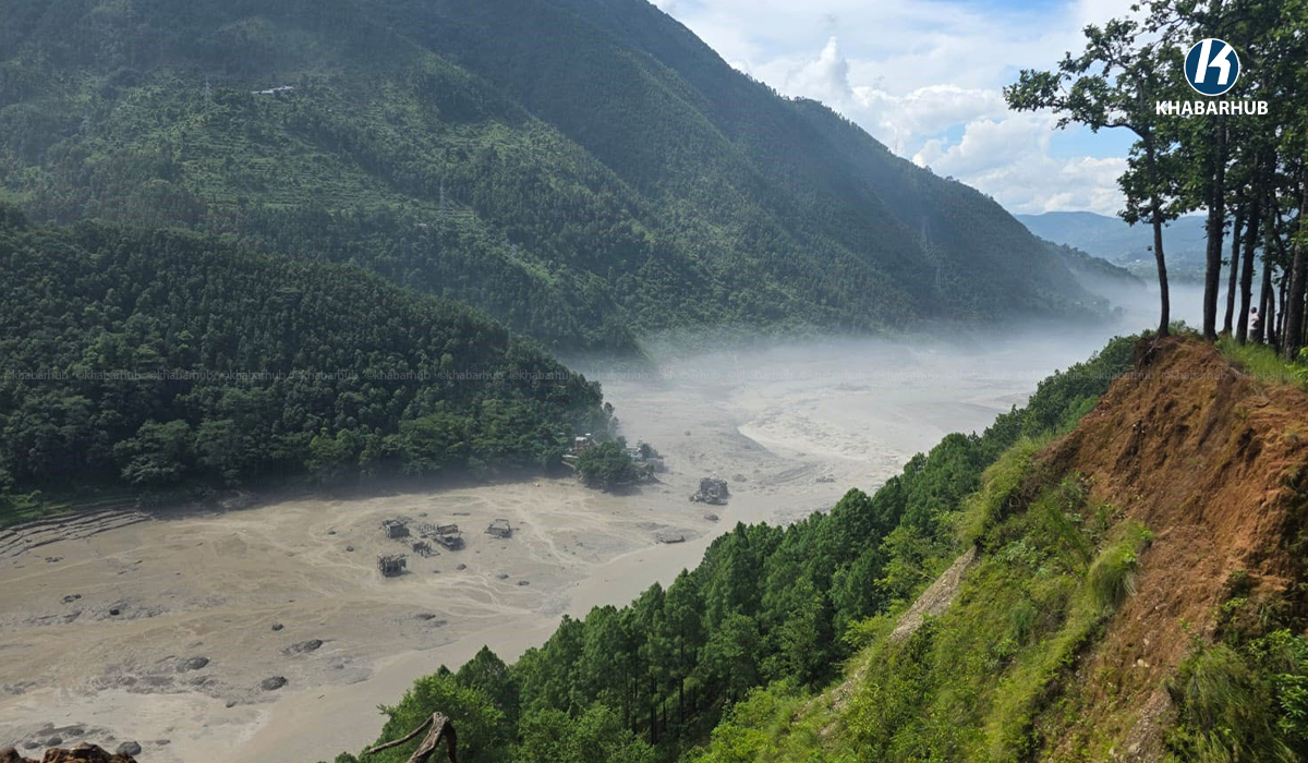 रसुवा बाढी : जलविद्युत आयोजनाका १३३ भन्दा बढी कर्मचारी सम्पर्कविहीन